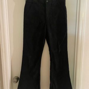 New AE Super High Waisted Flare Corduroy Pants